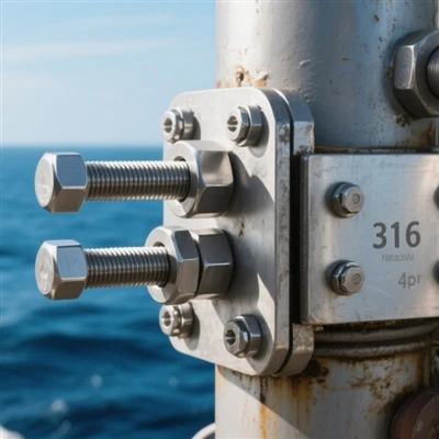 Elemente de fixare marină și offshore: De ce 316 este prima alegere din oțel ...