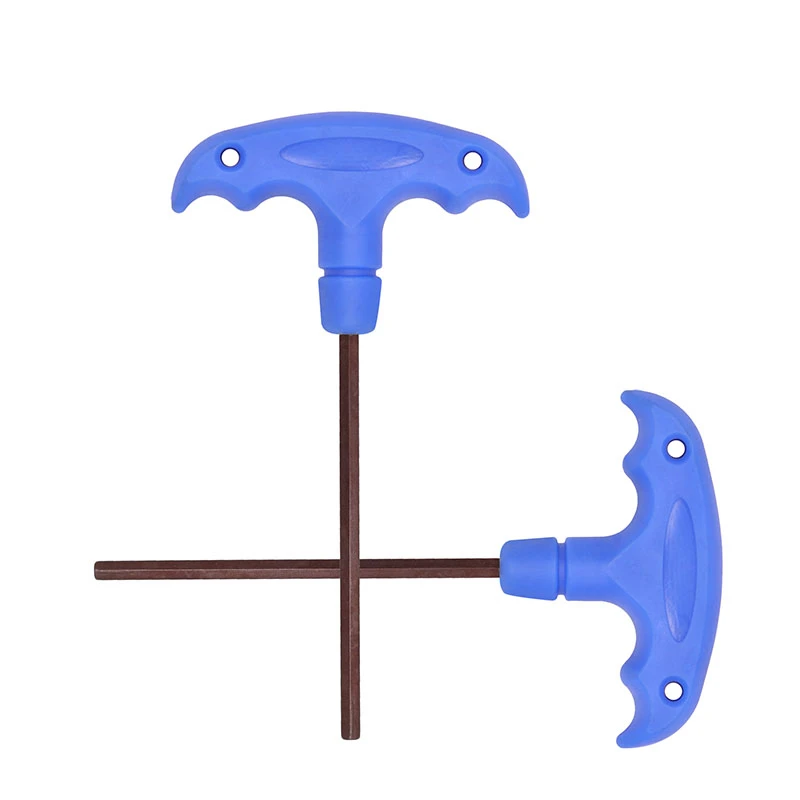 T-shape Plastic handle hex wrench 7