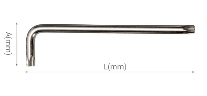 L shape torx wrench 1