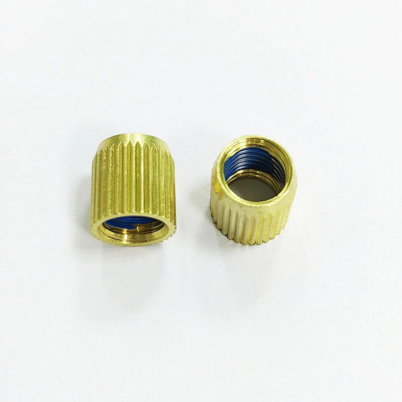 Brass hot staking inserts 6 Brass hot staking inserts 6