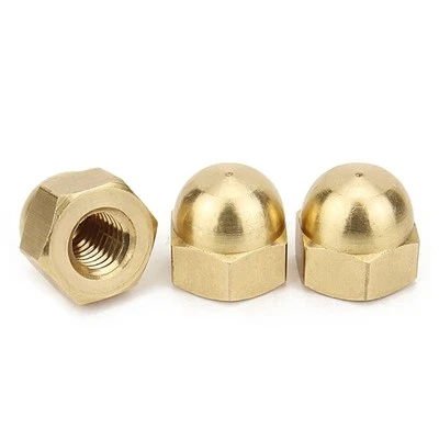 Din1587 piuliță de capac hexagonal de aramă