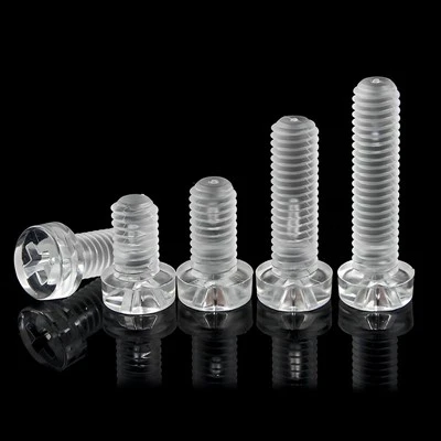 Plastic transparent șurub de computer clar